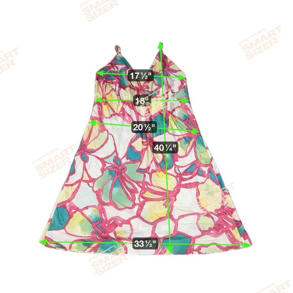 Natori Nightgown Slip Dress Robe Womens XL 1X White Pink Turquoise Silky Floral - Picture 11 of 12